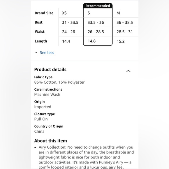 NWT BLUE PUMIEY LOUNGE SET TOP & PANTS-S - Picture 17 of 17